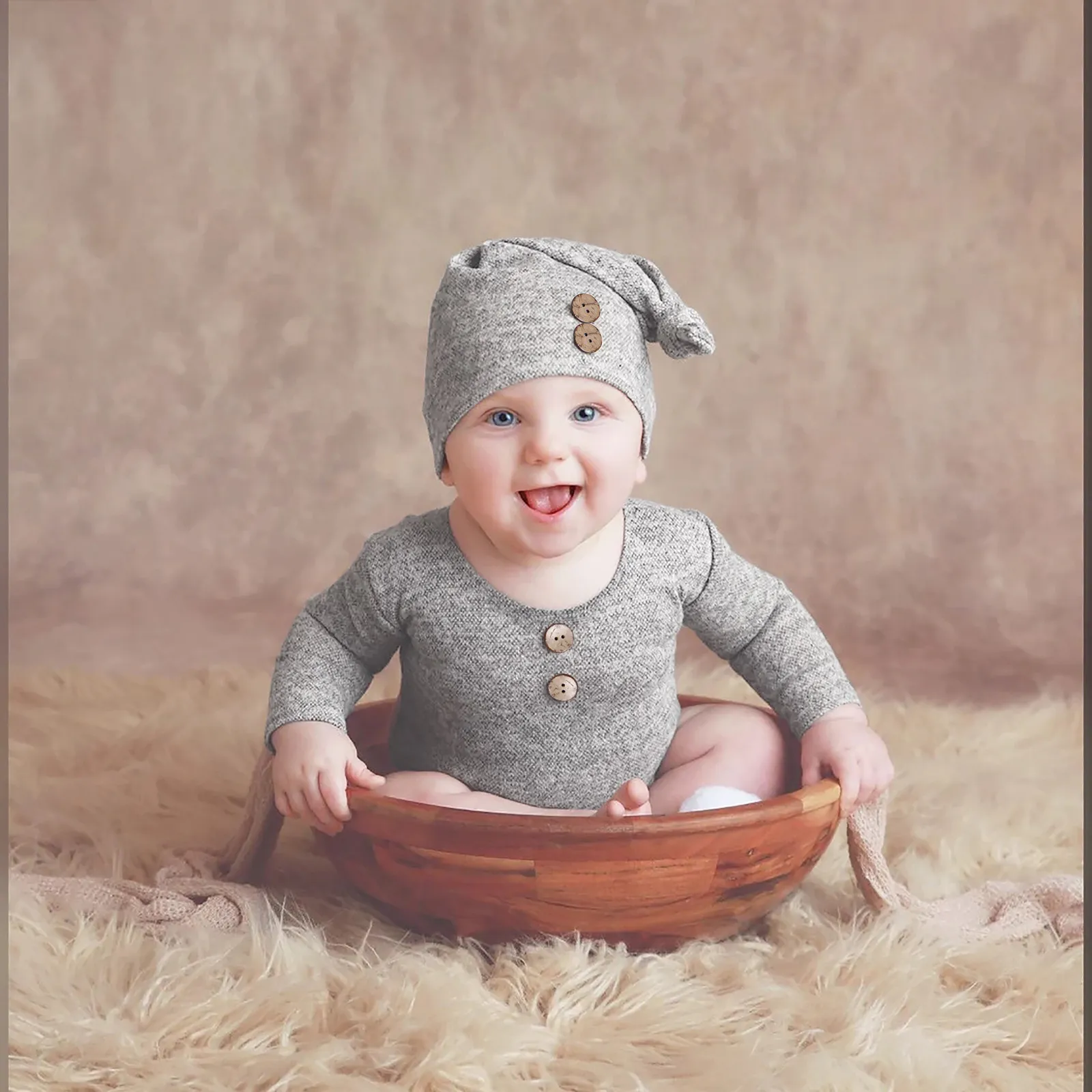 Accessoires de photographie pour bébé - Costume pour nouveau-né garçon fille - Barboteuse mignonne - Accessoire photo - Cadeau pour bébé