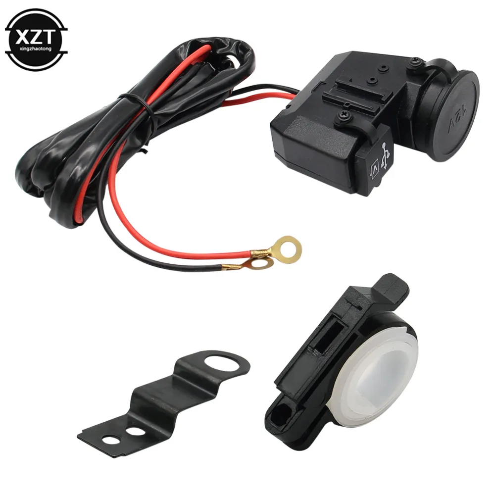 motorcycle cigarette lighter socket 12V Cigarette Lighter Socket Dual 5V USB Power Port Waterproof Adapter for  Motorcycle Phone Charger from Dhgate Other Motorcycle Accessories