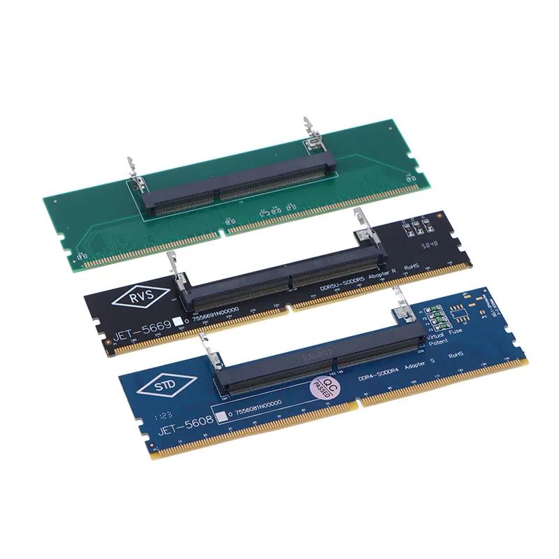 Laptop SO DIMM Memory to Desktop sd adapter for microsd Converter with DDR3 DDR4 DDR5 Memory Connector
