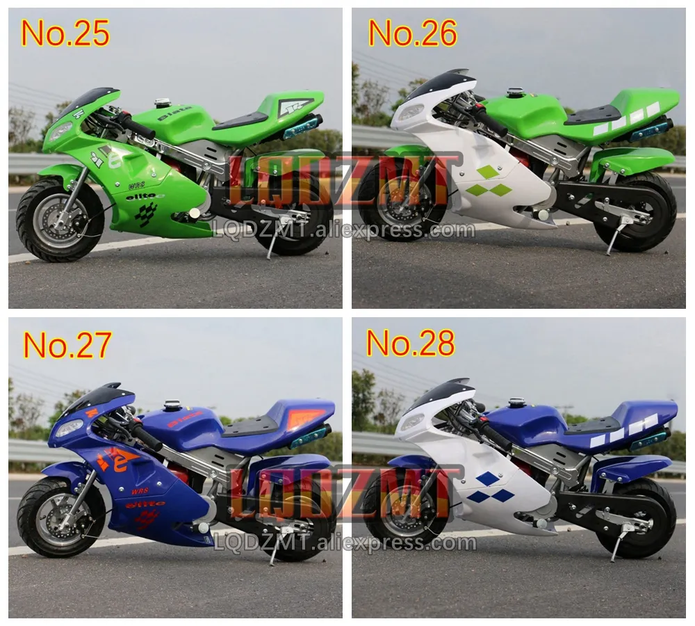 49cc 2 Stroke Mini Motorcycle ATV Off road Real Superbike Adult Child Motocross Bike