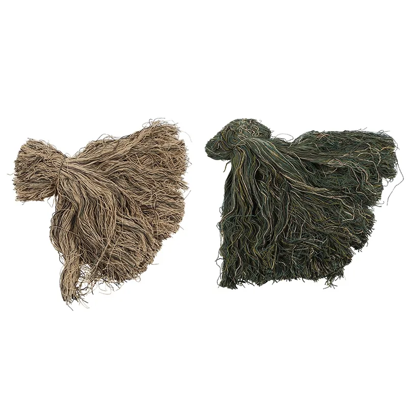 Desert Camouflage Yarn Ghillie Suit – Synthetic Thread For Hunting DIY & Repair