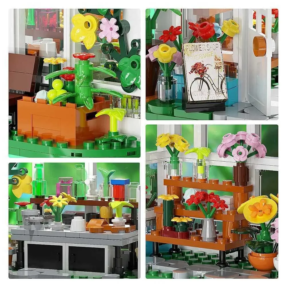 Mini Blocs Sakura – Maquette Architecture Chinoise Avec Cascade Et LED – Kit STEM Pour Adultes Et Ados Dès 14 Ans