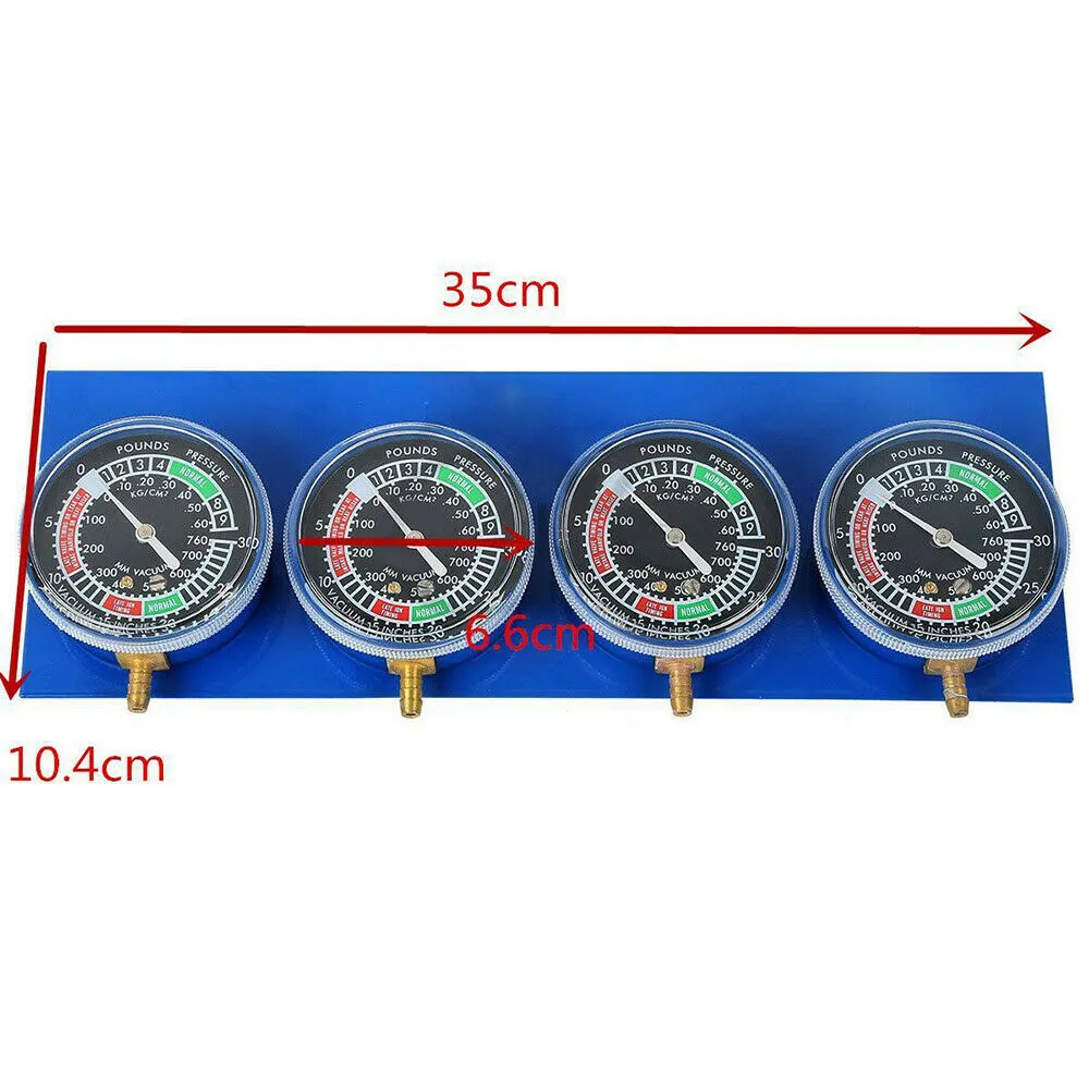 Motorcycle Carb Sync Tool Fuel Vacuum Carburetor Synchronizer Carb Sync Gauge GS CB Fit For Yamaha Honda E Carbtune Pro - Foto 5