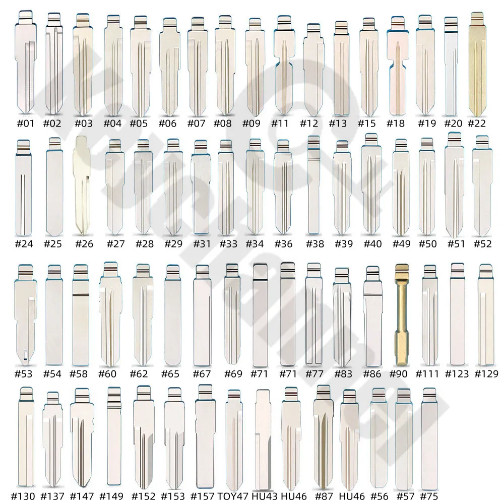 KD Keyblade teamviewer id blank Xhorse Blades for Renault