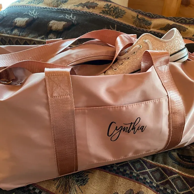 Rose gold overnight bag sale
