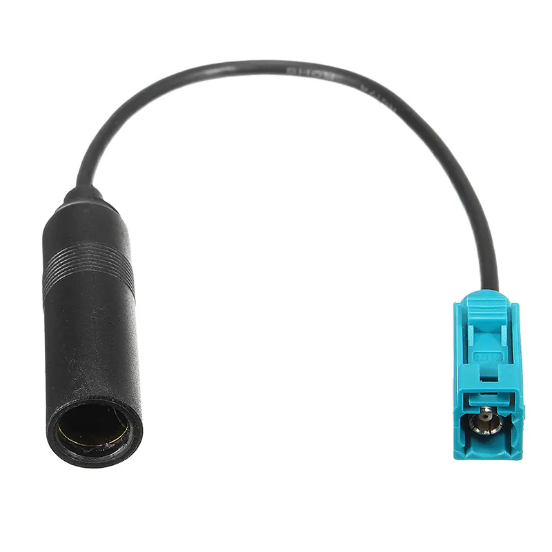 ISO Car Antenna Adapter – Female DIN To Male Plug, 12V/24V Universal Fit For BMW, Audi, Mercedes & More
