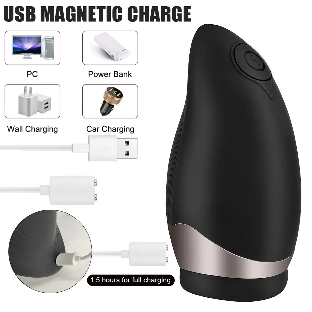 Automatic Heated Male Masturbators 9 Mode Sucking... From Ddmydec, $147.9