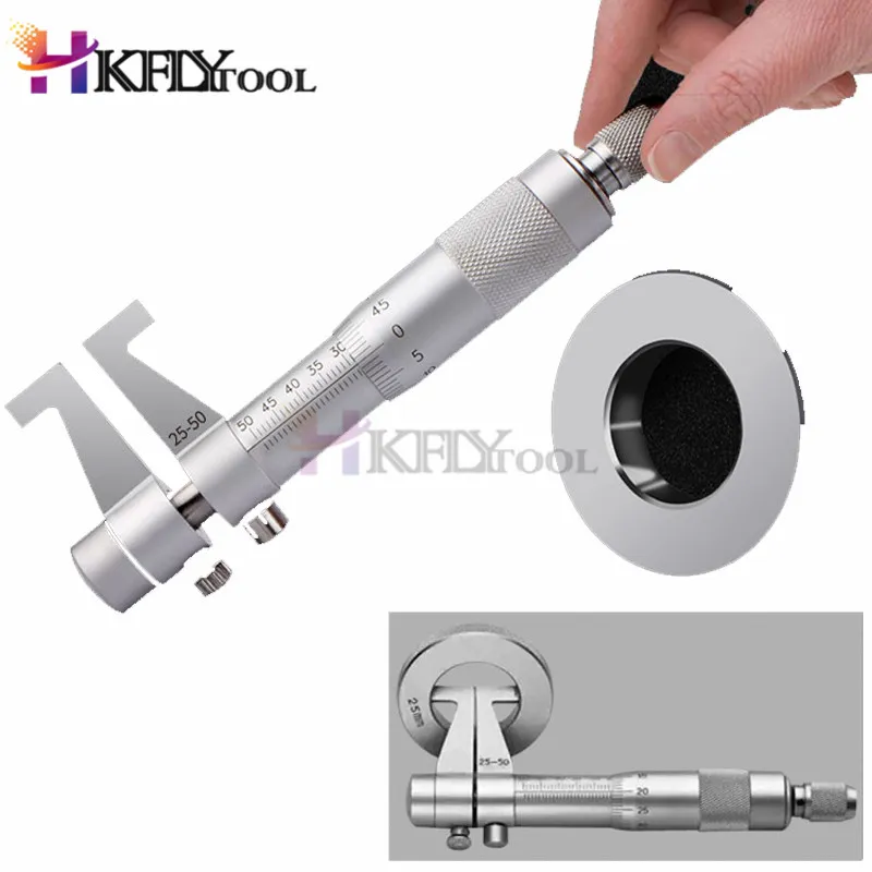 Inside Micrometer Set - 5-30mm Precision Bore Gauge (0.01mm Accuracy) Depth Gauge Micrometer