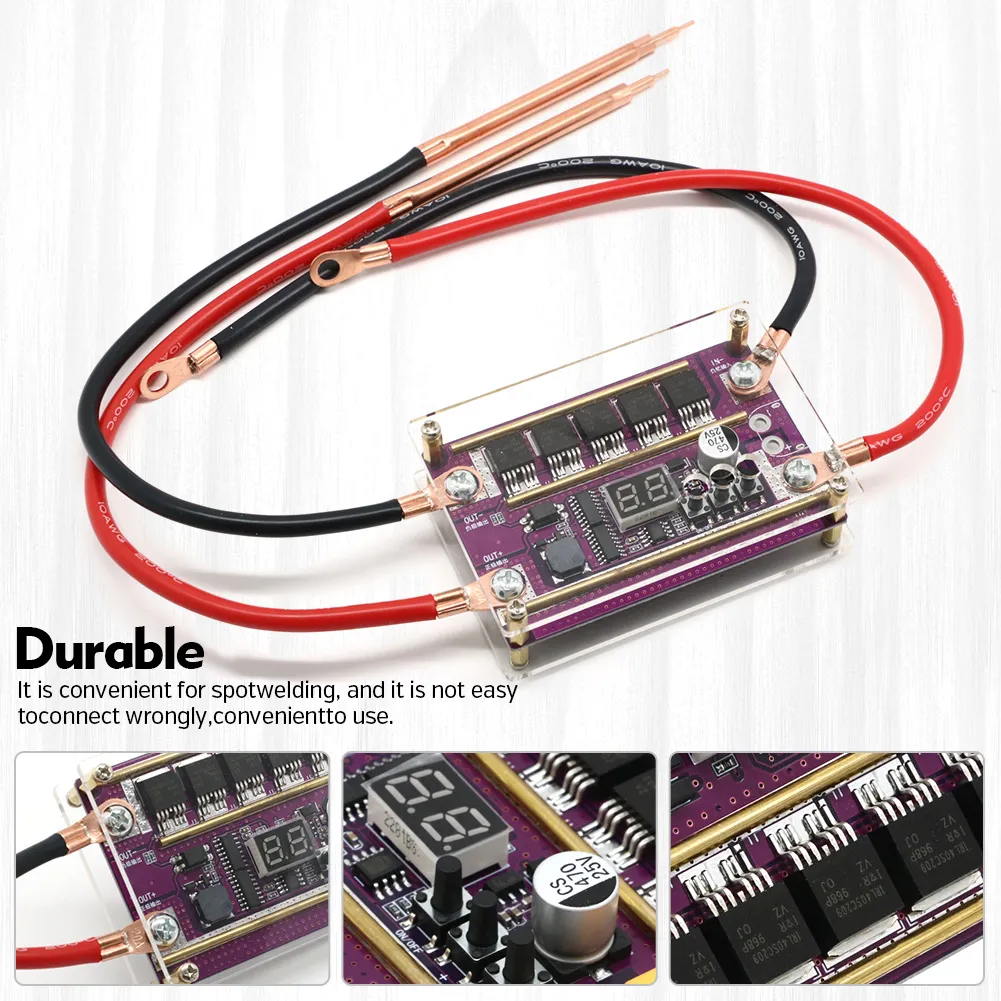 GX591 Welding Machine Control Board Digital Tube Display 12V Spot Welder PCB Circuit Board 99 Gears Adjustable For 18650 Battery | TR