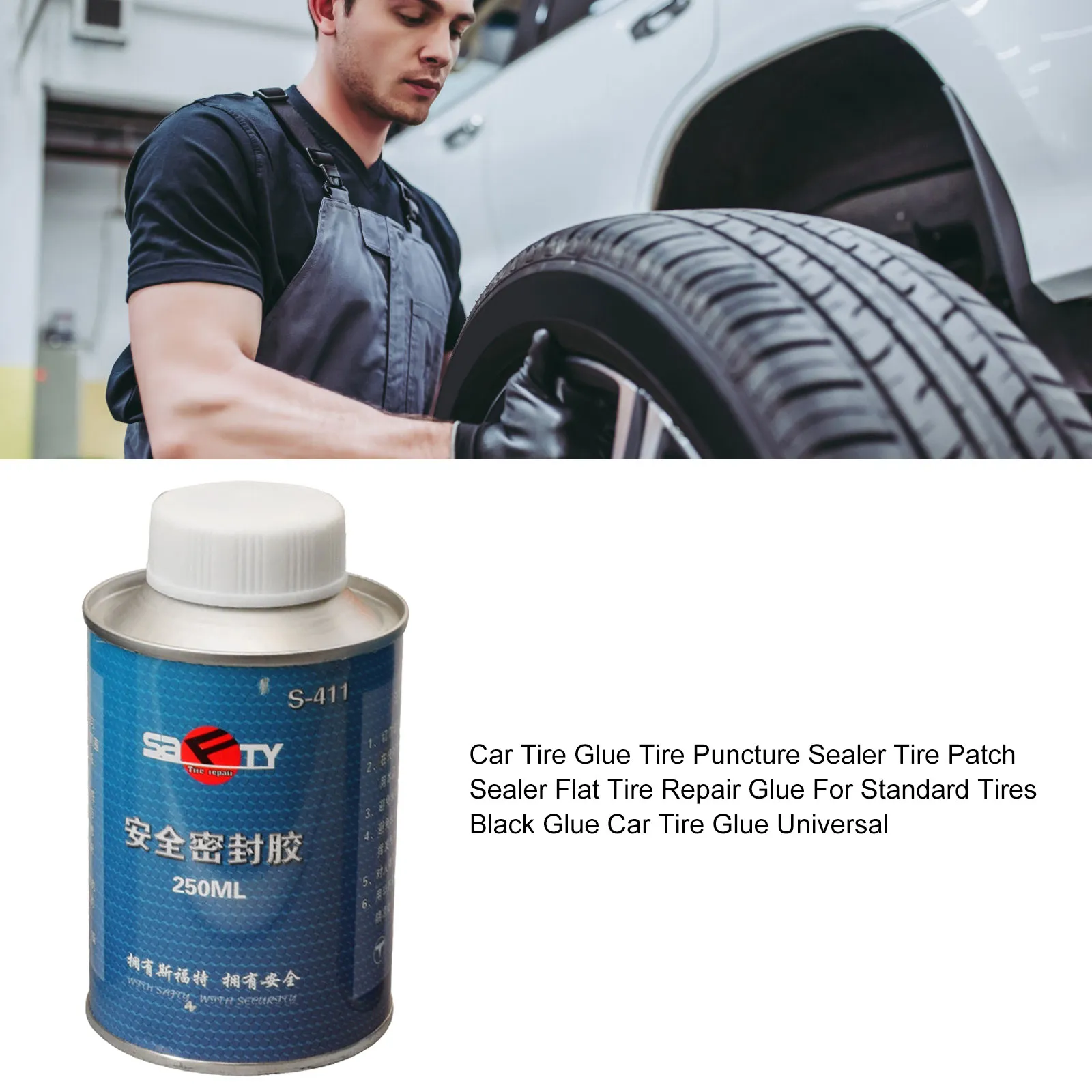 Universal Black/Blue Rubber Tyre Puncture Patches – 42x42mm – Tire Repair Kit – 2 Yr Warranty