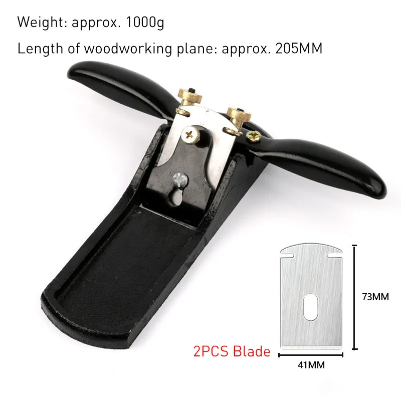 Woodworking Spokeshave Plane - Adjustable Double Screw Design For Curved Surfaces K 587125 - View #9