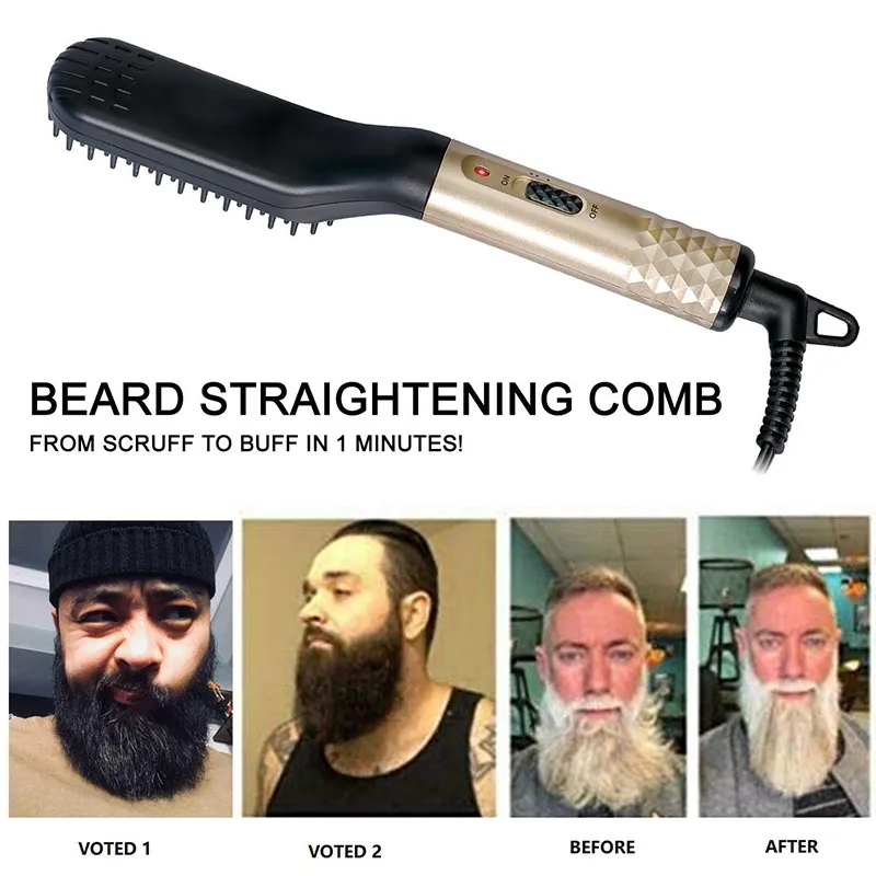 Portable Electric The Beard Straightener With Fast Heating For Travel And Home Use From Ddmyday 16.86 DHgate.Com