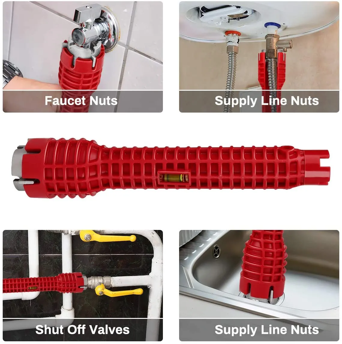 Faucet All-in-One Wrench Tool Set Multifunctional Faucet Wrench, Faucet Wrench Tap Wrench, Faucet Tool All In One Tool Helper Adjustable Wrench Suitable For Kitchen And Bathroom, Adjustable Wrenches - Canada