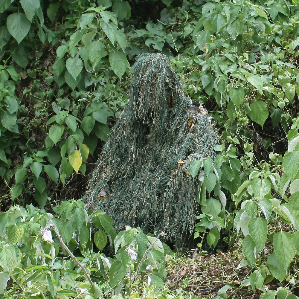 New Bionic Leaf Camouflage Ghillie Suit Sniper Tactical Clothes Camo ...