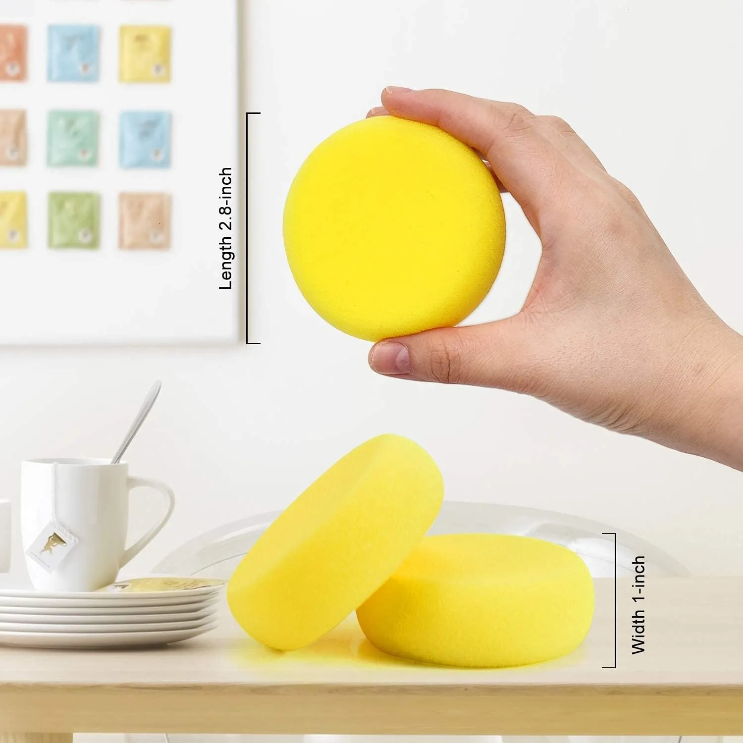 DHgate.com:Splash Foam Round Ceramic Sponges: 12/25 Pcs Pottery Tools ...