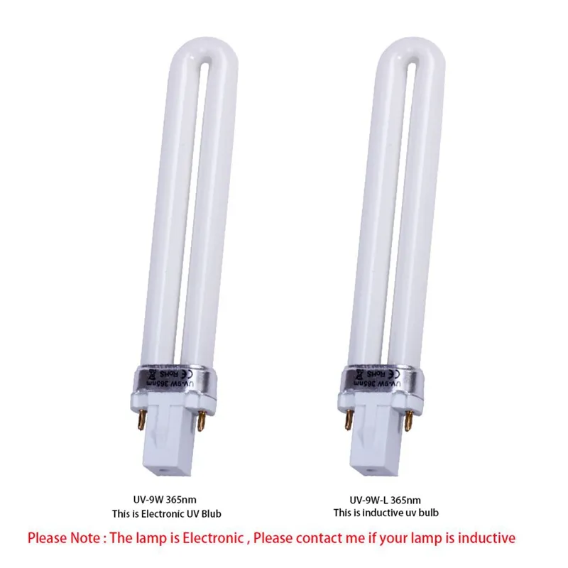 UV Nail Lamp Bulbs 4 Pack 9W 365nm Professional Replacement For Gel Polish Curing Manicure Pedicure From Ddmyapr 12.32 DHgate.Com