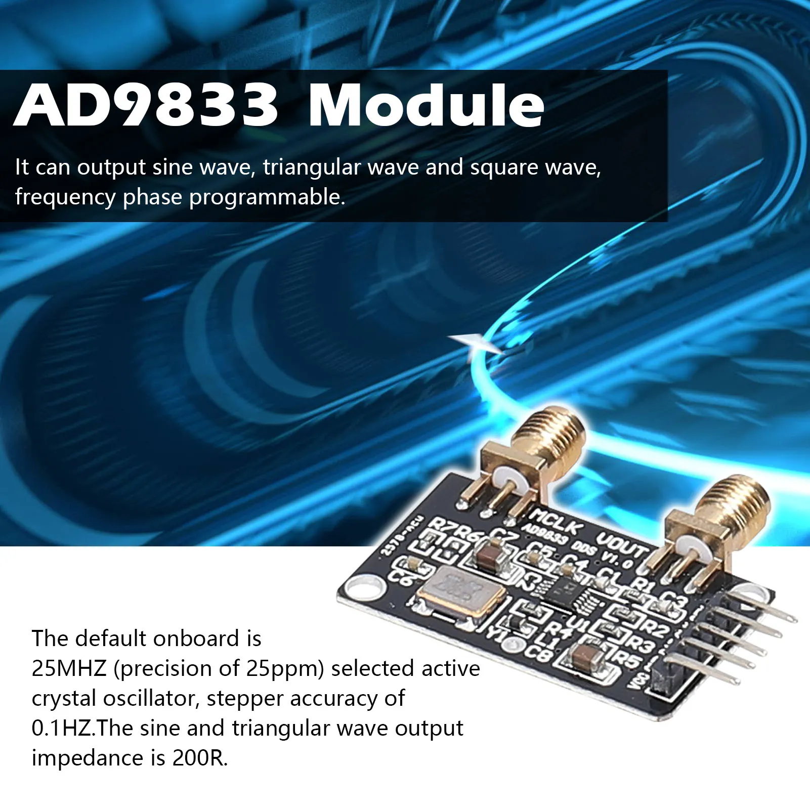 1A AD9833 DDS Signal Generator Module Sine, Square,... From Ddmyfeb ...