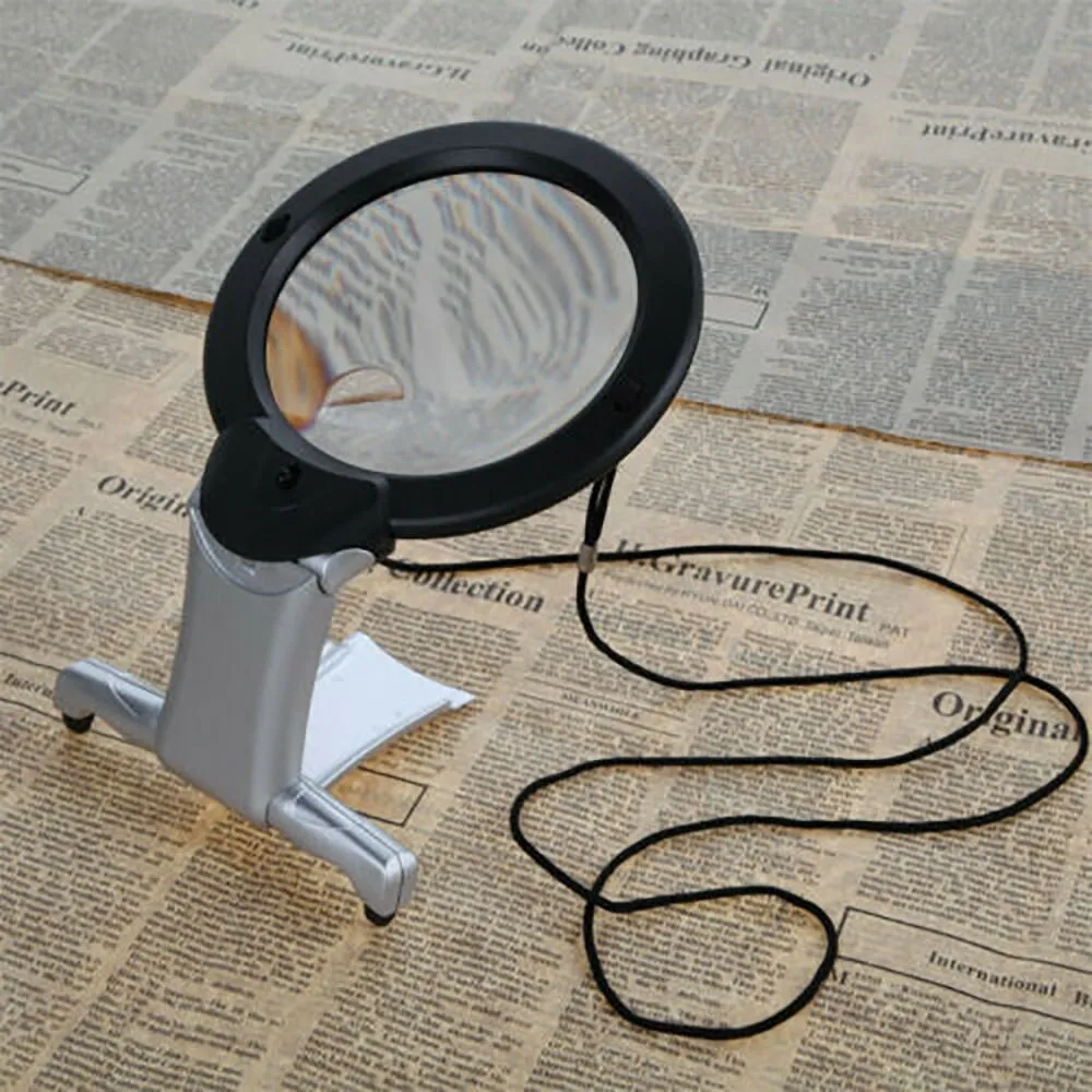6X Magnifying Glass With Light And Stand Led Lamp Giant Magnifier Reading  Hands Free Desktop Magnifier Soldering Repair Tool From Homepro17, $12.34 |  DHgate.Com, image size:1000x1000