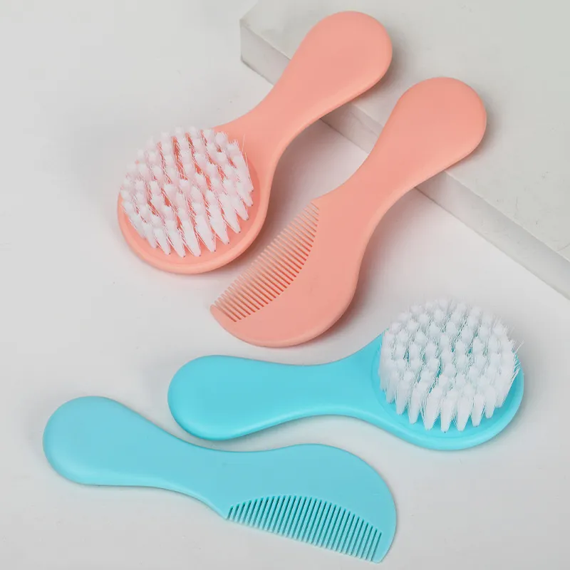 DHgate.com:2-Pack Soft Baby Hairbrush & Comb Set - Gentle Scalp ...