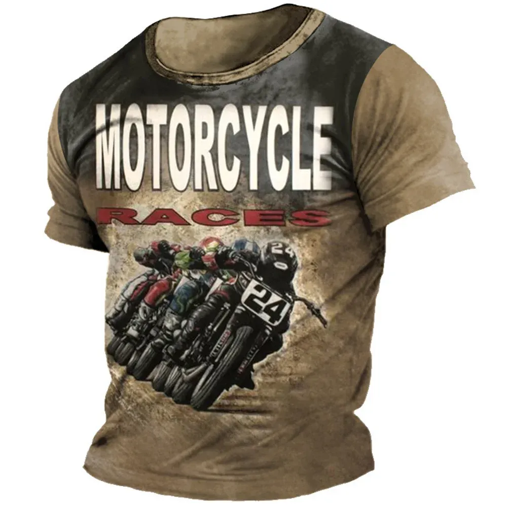 Vintage motorcycle t shirts 2025