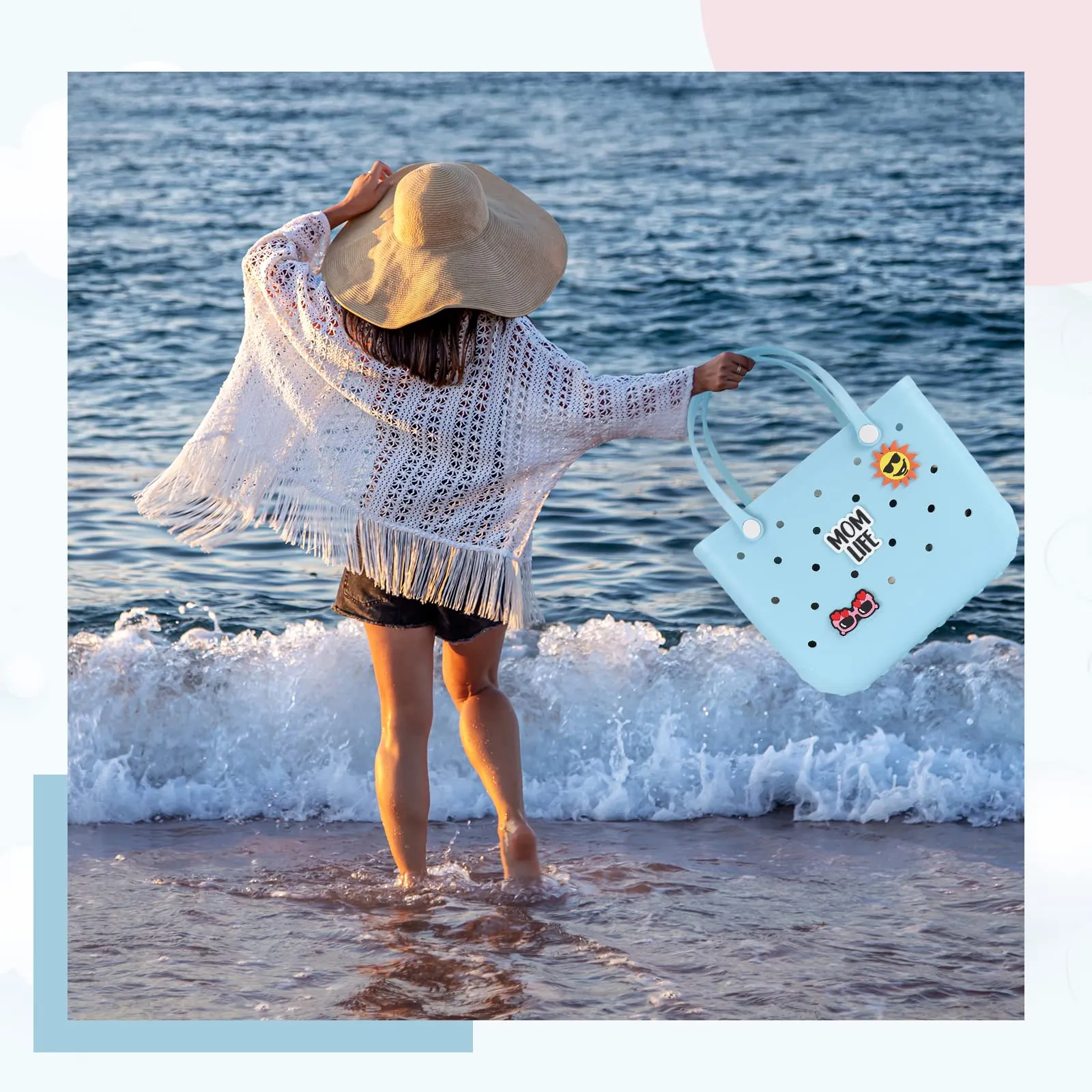 Beach bag accessories shop