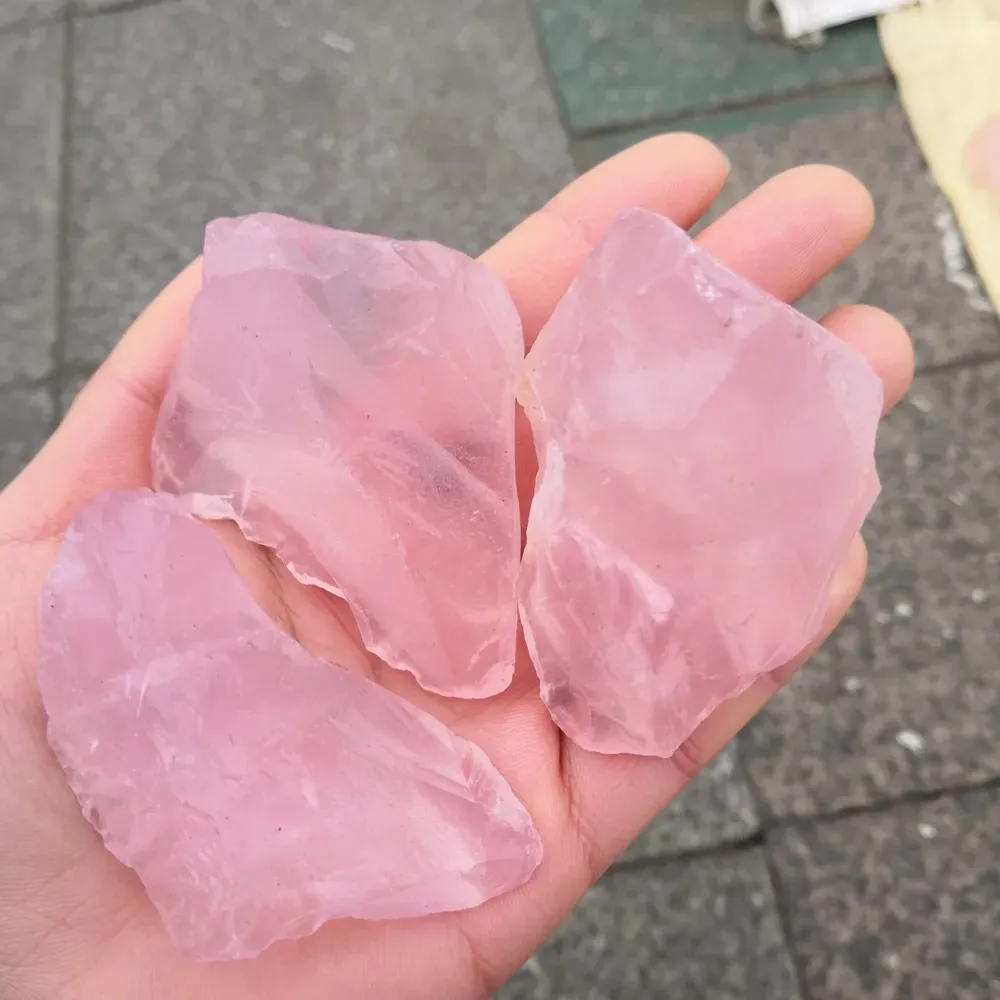 Quartz Rose Brut Naturel 100g - Spécimen Minéral, Pierre De Collection Ou Décoration