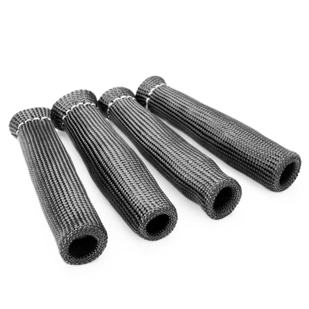 EIGHT High Heat Shield Engine Spark Plug Wire Boots Protect Sleeve Cover Univers
