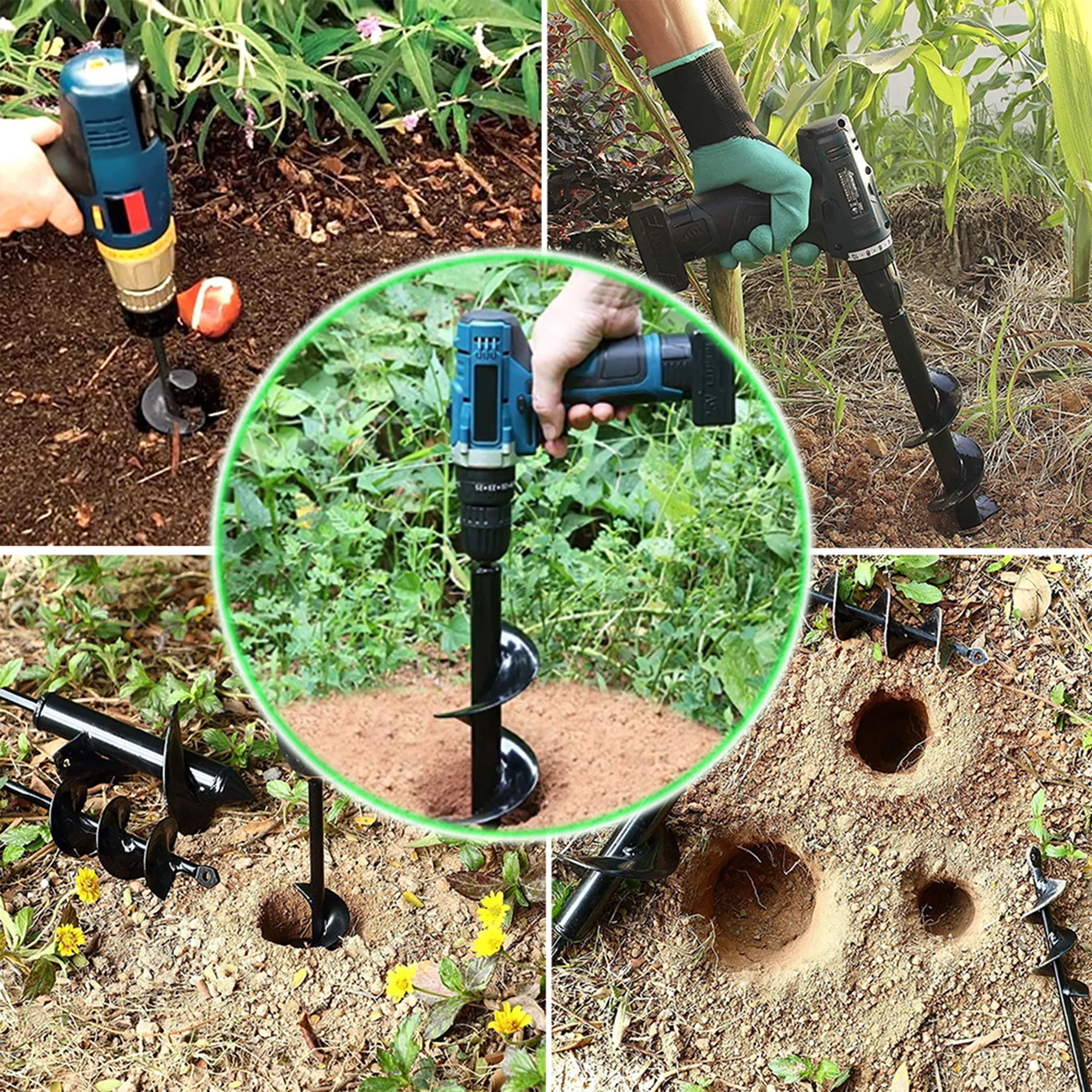 3/8 Inch Hex Driver hammer drill for Garden and...