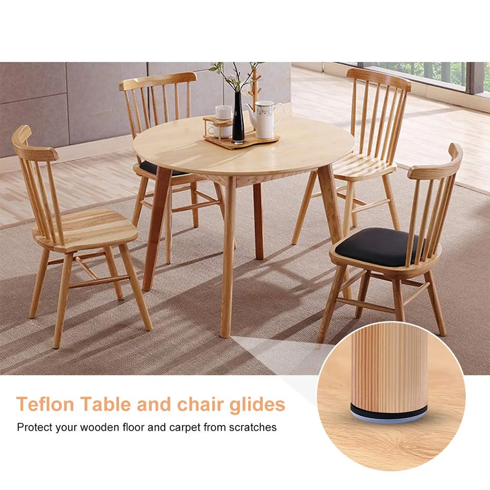 Table leg sliders top