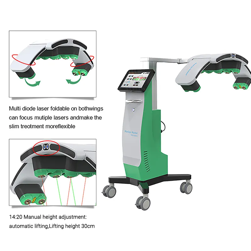 Advanced 6D Lipo Laser Body Slimming Machine With 532nm 635nm