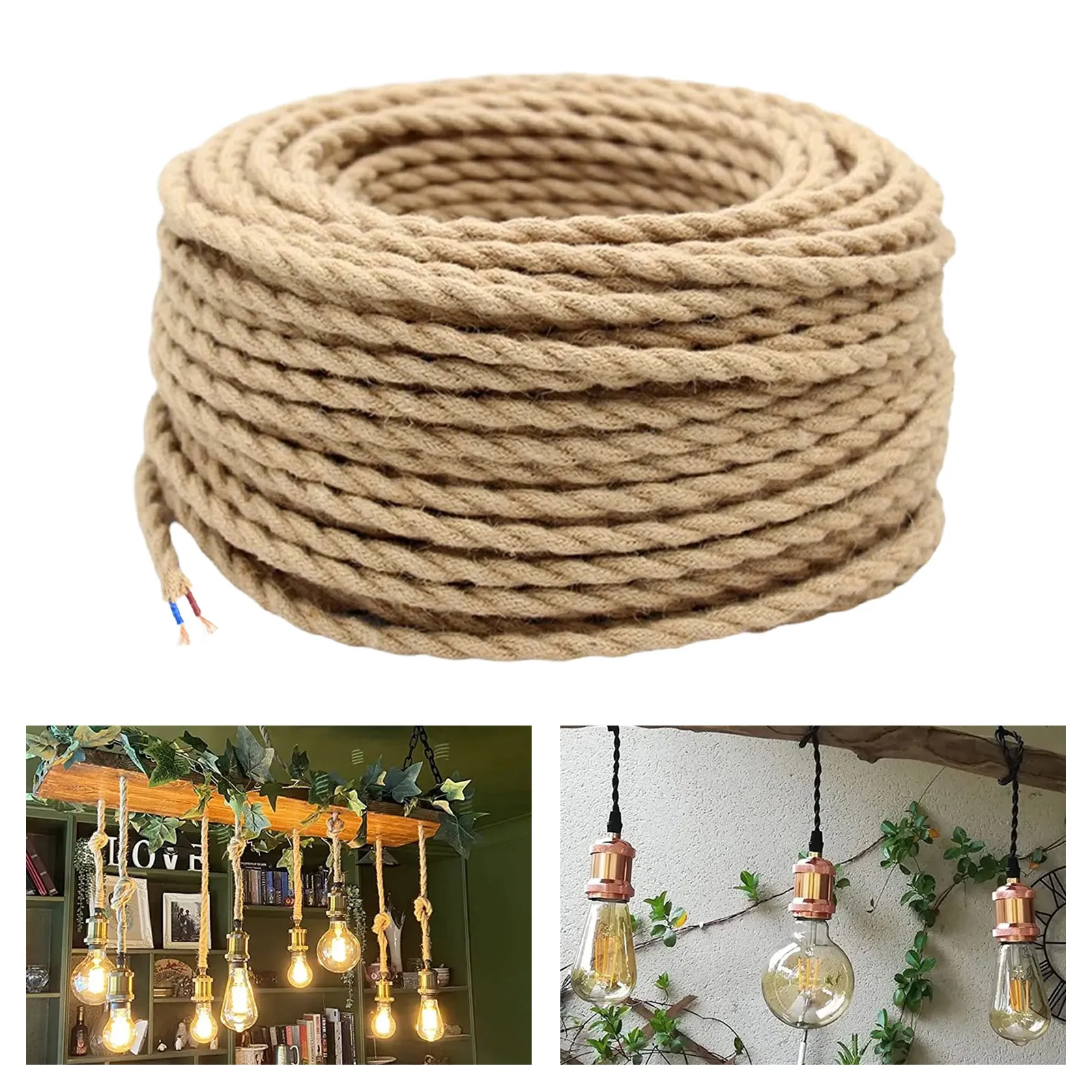 Rope Lamp Cord Ceiling Pendant Light Fixture For Table Lamps From Ddmyapr 34.57 DHgate.Com