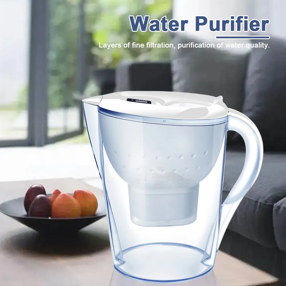 5L Water Filter Jug with Digital Display: Water Purifier Pot Reduces ...