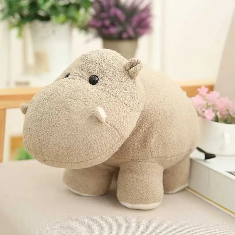 20/25/35CMKawaii Hippo/Elephant Plush Toy, Soft Chubby Stuffed Animal for  Kids, Home Decor, Birthday Gift
