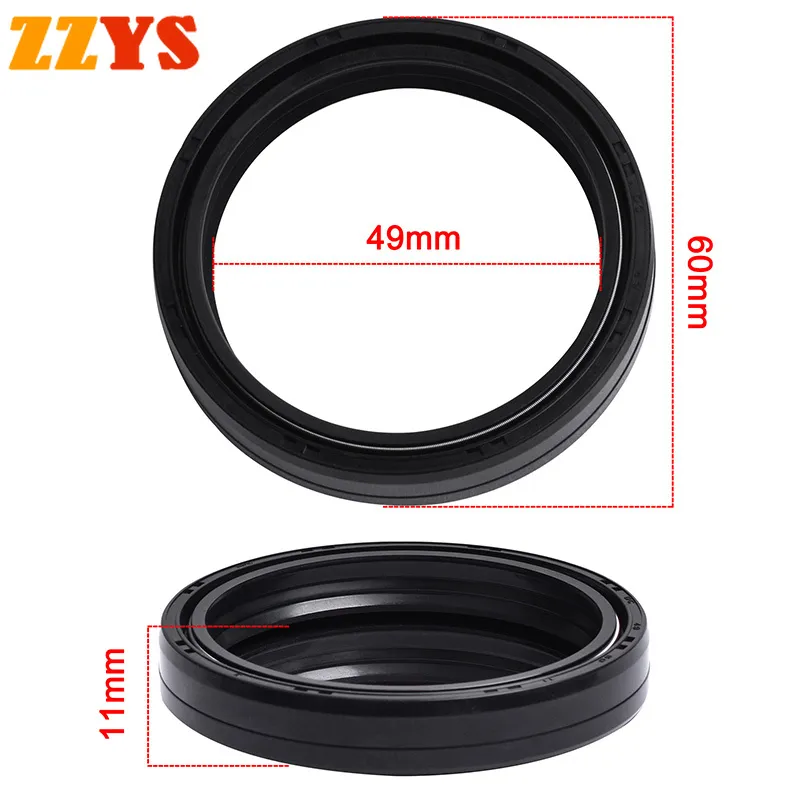 DHgate.com:49x60x11 49*60 Motorcycle Front Fork Damper Oil