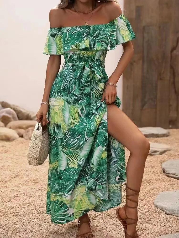 Designer Womens Sleeveless Printed Summer Dress - Sexy Holiday Dress for  Women - Lightweight Prom Dress