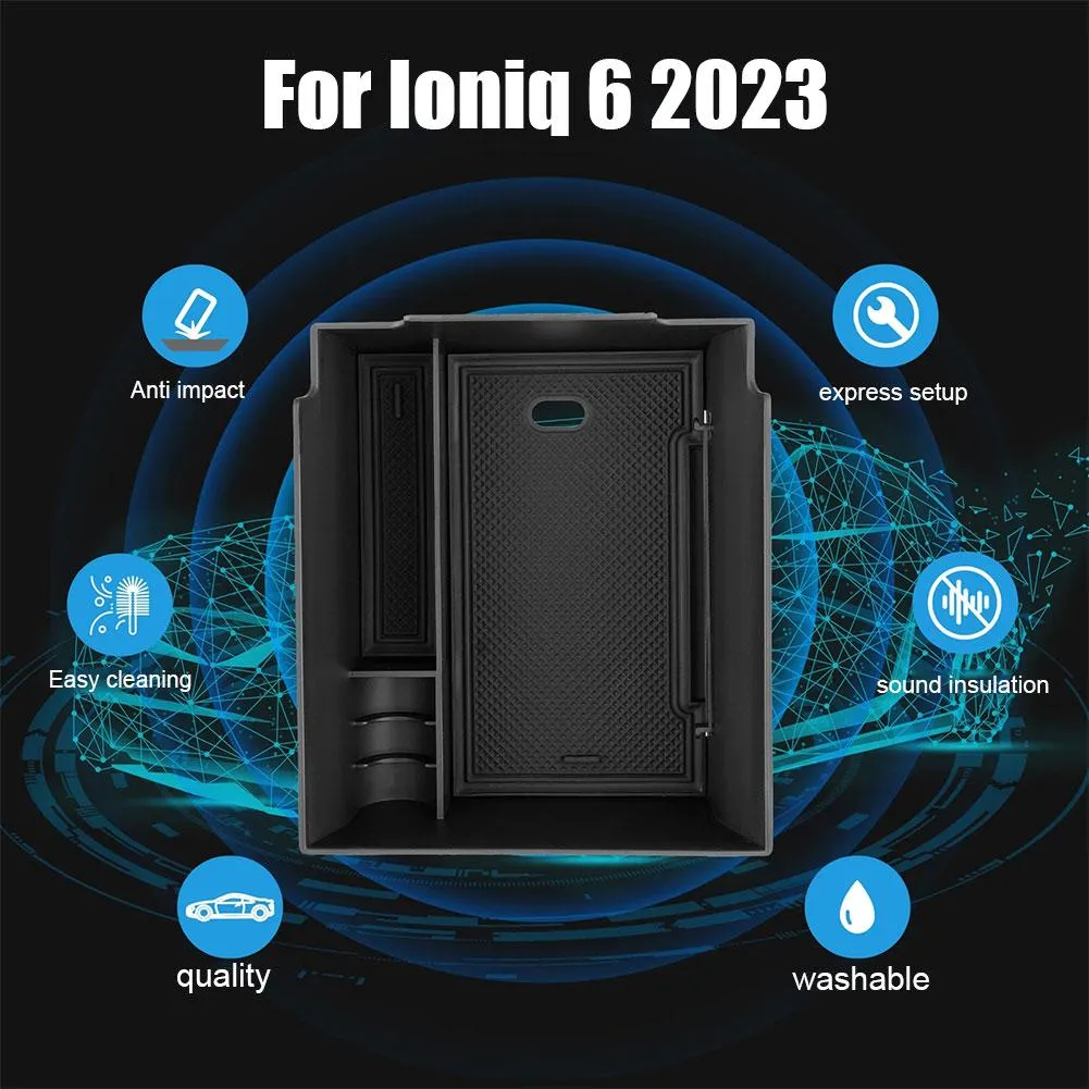 Boîte De Rangement Pour Console Centrale Hyundai Ioniq 6 2023-2025 | Organisateur Avec Compartiments - 4