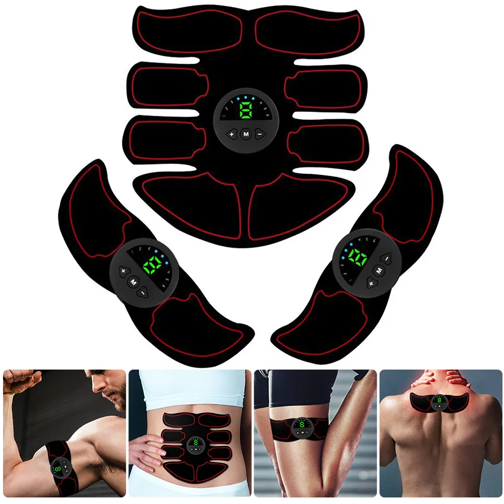 EMS Abdominal Muscle Toning Trainer ABS Stimulator Toner Fat Burner Belly Shaper