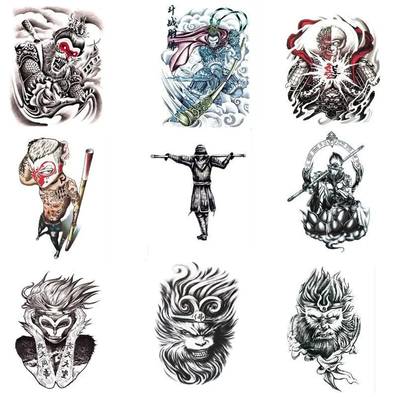 sun wukong tattoo drawing