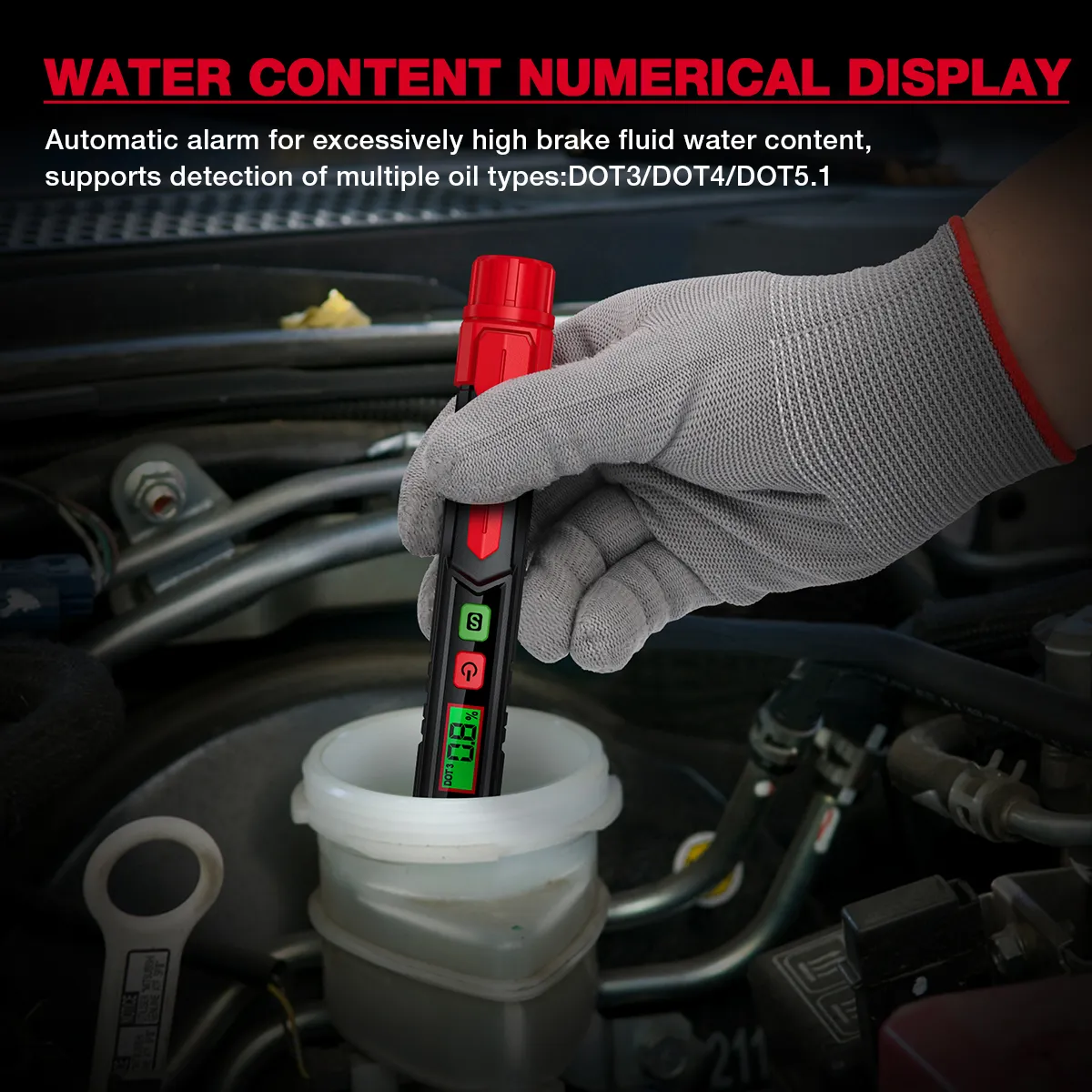 Universal Brake Fluid Tester Car Brake Liquid Digital Tester for DOT3 Universal Brake Fluid Tester Car Brake Liquid Digital Tester for DOT3