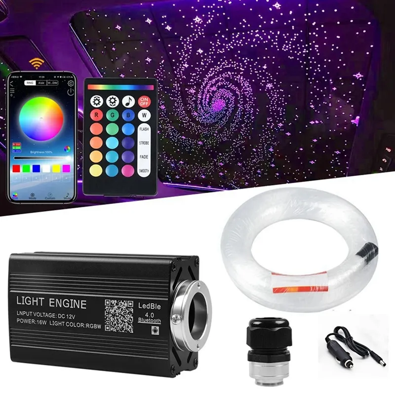 Fiber optic lights for car headliner on sale