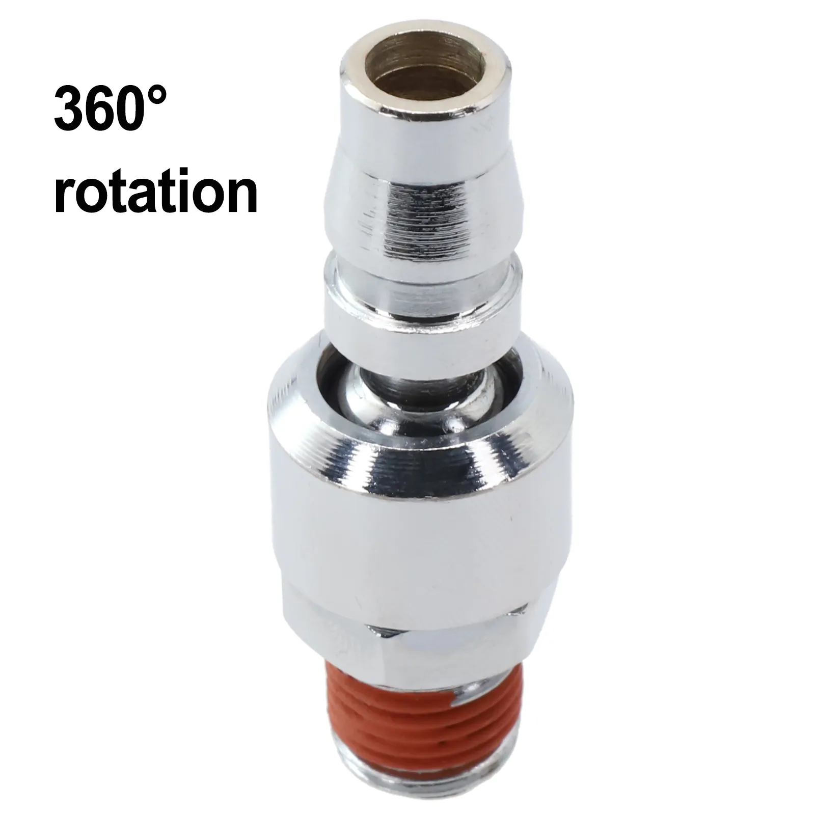 4Pcs 360 Degree Air Hose Connector, 1/4in NPT Thread Pneumatic Tool Adapter, Rotating Industrial Air Fittings for Grinders Sanders Glue Guns with 150 PSI Max Pressure 4Pcs 360 Degree Air Hose Connector, 1/4in NPT Thread Pneumatic Tool Adapter, Rotating Industrial Air Fittings for Grinders Sanders Glue Guns with 150 PSI Max Pressure