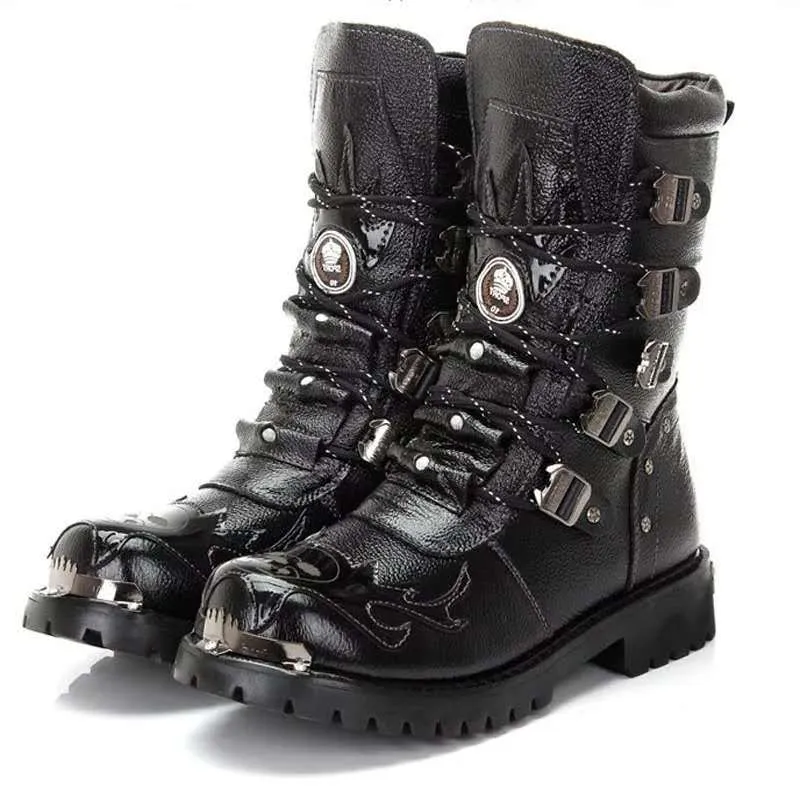 Punk rock boots for guys top