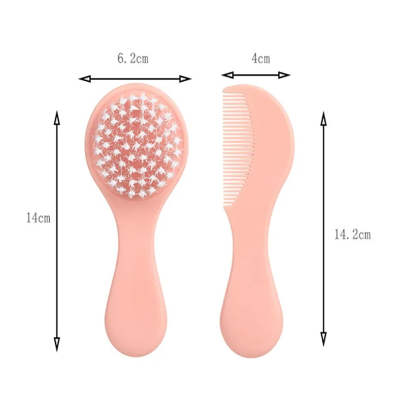 DHgate.com:2-Pack Soft Baby Hairbrush & Comb Set - Gentle Scalp ...