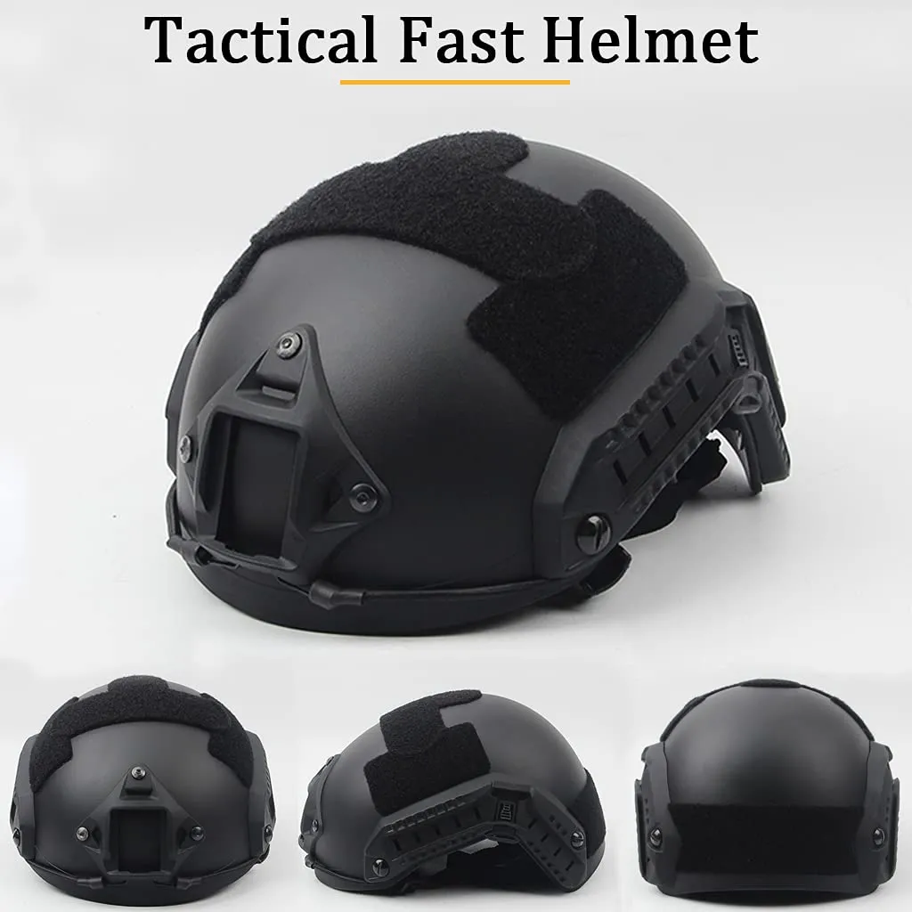 フルカバーのミリタリーエアソフトマスクを備えた高速戦術ヘルメット 