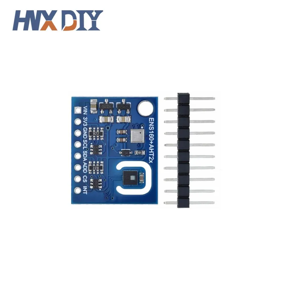 thumbnail image 2 of ENS160 + AHT21 Air Quality Sensor – Measures TVOC, ECO2, Temp & Humidity 2 of 6