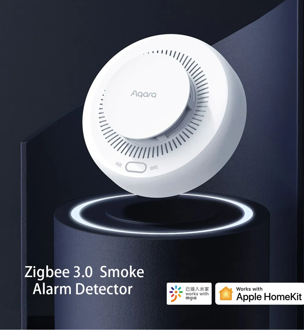 Aqara Smoke Detector Sensor Fire Alarm With Sound Alert Zigbee Home ...