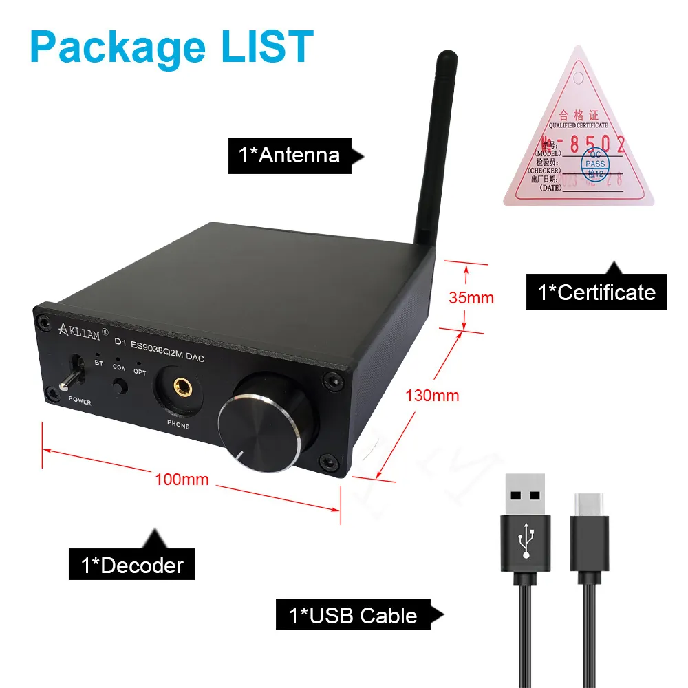 Scheda Audio HiFi ES9038Q2M DAC Pro HiFi Per Raspberry Pi Scheda Audio HiFi ES9038Q2M DAC Pro HiFi Per Raspberry Pi