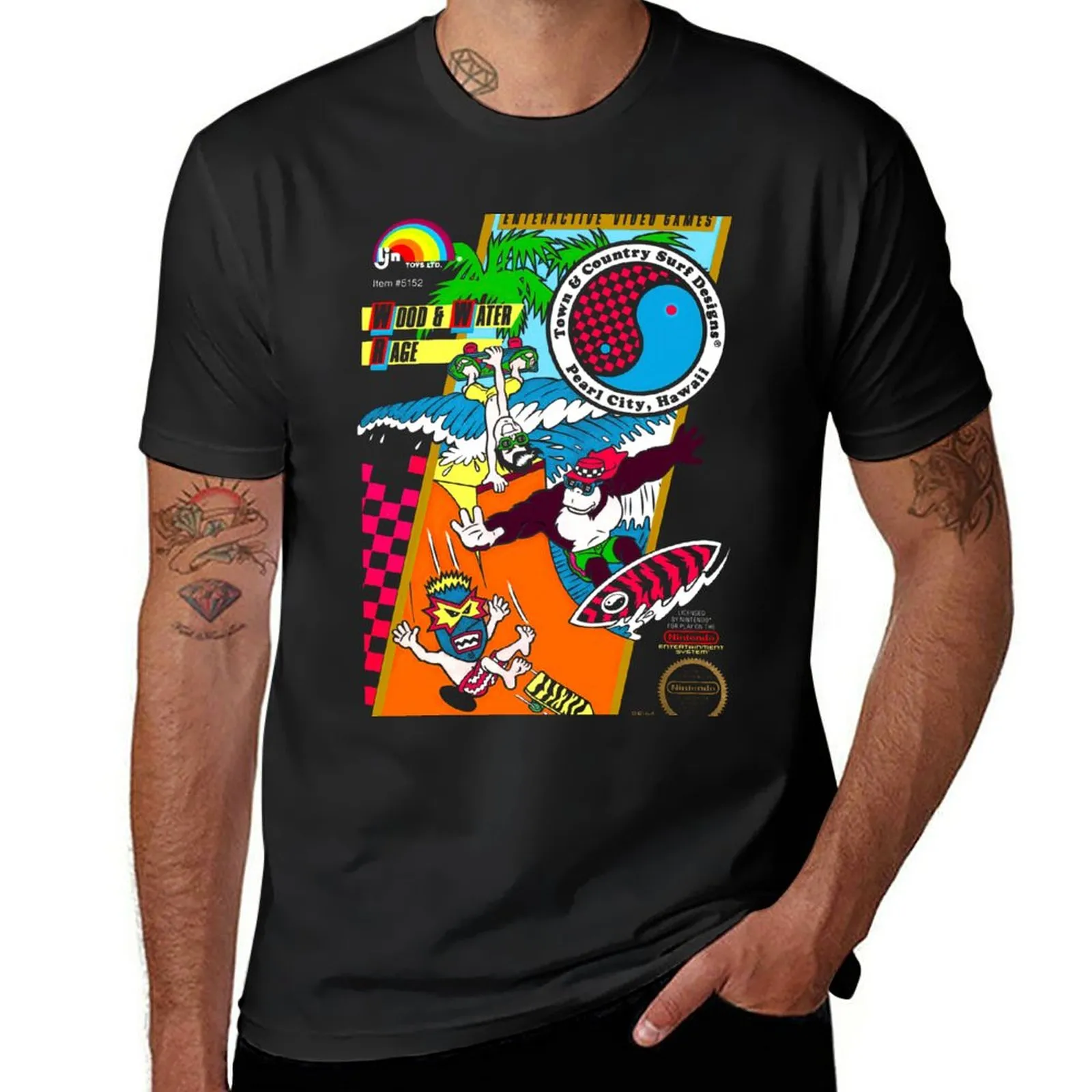 New T C Town And Country Surf Designs Vintage Replica Video Game T Shirt Boys White T Shirts Graphic T Shirts Men Clothings From 19 69 DHgate