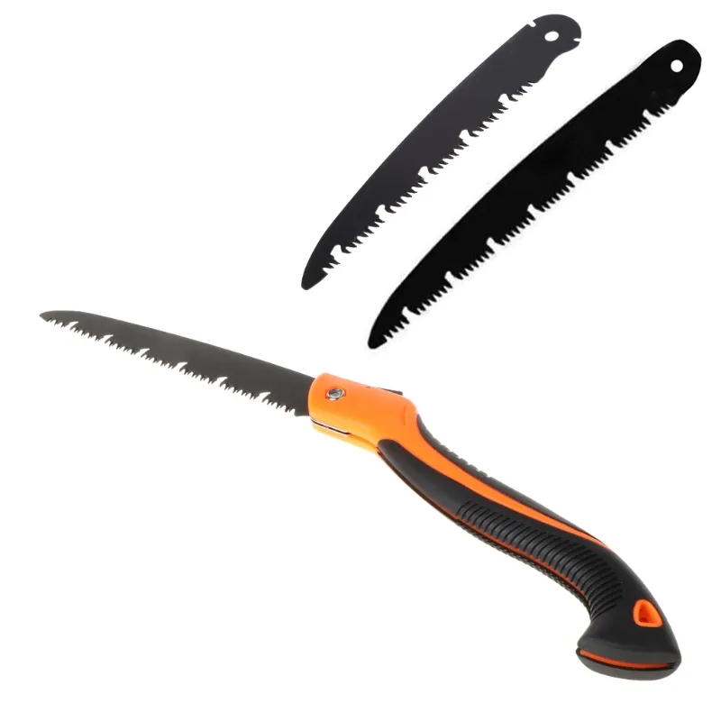 Hand Cut Pruner Saw Garden GURU Folding Pruning Saw | Ergonomic Non-Slip Handle With Safety Lock | Rust Resistant Carbon Steel Blade Foldable Pruner Saw