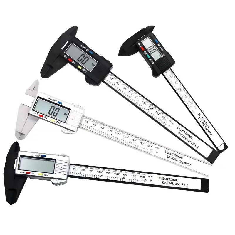 150mm 6 inch LCD Digital Electronic Carbon Fiber Vernier Caliper Gauge Micrometer : Buy Online at Best Price in KSA - Souq is now